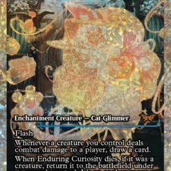 Magic The Gathering Enduring Curiosity (Japan Showcase Fracture Foil) [Duskmourn: House Of Horror]