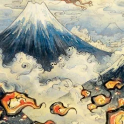 Magic The Gathering Mountain Art Card [Kamigawa: Neon Dynasty Art Series]