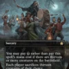 Magic The Gathering Blasphemous Edict (Borderless) (Mana Foil) [Foundations]