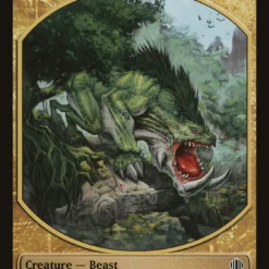 Magic The Gathering Beast Token [Shards Of Alara Tokens]