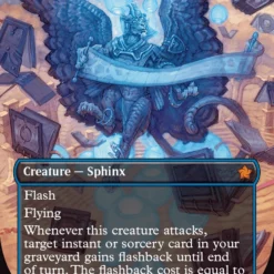 Magic The Gathering Sphinx Of Forgotten Lore (Borderless) (Mana Foil) [Foundations]