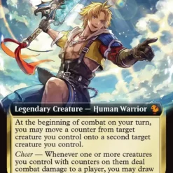 Magic The Gathering Tidus, Yuna's Guardian (Extended Art) [FINAL FANTASY Commander]