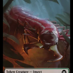 Magic The Gathering Insect (0043) (Ripple Foil) // Zombie Double-Sided Token [Modern Horizons 3 Tokens]