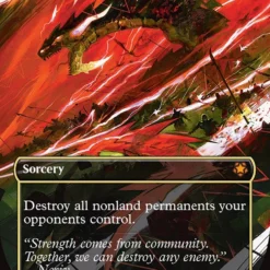 Magic The Gathering Ruinous Ultimatum (Borderless) [Tarkir: Dragonstorm Special Guests]