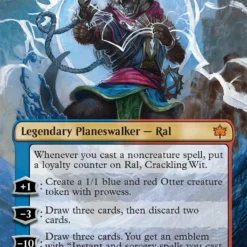 Magic The Gathering Ral, Crackling Wit (Borderless) [Bloomburrow]