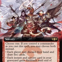 Magic The Gathering Will Of The Jeskai (Extended Art) [Tarkir: Dragonstorm Commander]