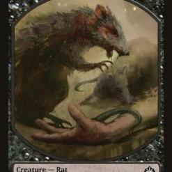 Magic The Gathering Rat Token [Gatecrash Tokens]