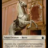 Magic The Gathering Horse // Food (0026) Double-Sided Token [Doctor Who Tokens]