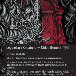 Magic The Gathering Valgavoth, Terror Eater (Showcase) (Textured) [Duskmourn: House Of Horror]