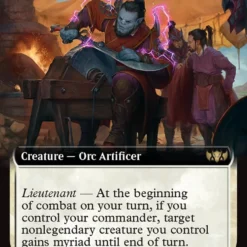 Magic The Gathering Ironwill Forger (Extended Art) [Tarkir: Dragonstorm Commander]