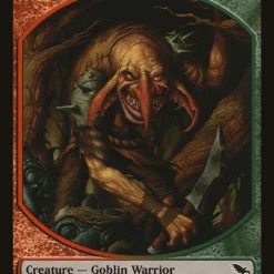 Magic The Gathering Goblin Warrior Token [Shadowmoor Tokens]