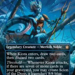 Magic The Gathering Kiora, The Rising Tide (Borderless) [Foundations]