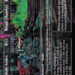 Magic The Gathering Unholy Annex // Ritual Chamber (Borderless) [Duskmourn: House Of Horror]