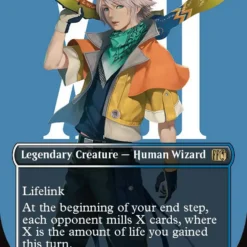 Magic The Gathering Hope Estheim (Borderless) (Surge Foil) [FINAL FANTASY]