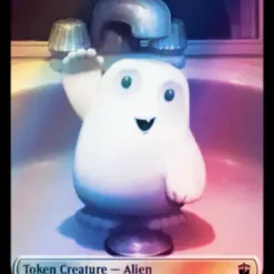 Magic The Gathering Alien // Alien Insect Double-Sided Token (Surge Foil) [Doctor Who Tokens]