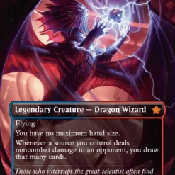 Magic The Gathering Niv-Mizzet, Visionary (Borderless) (Mana Foil) [Foundations]