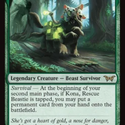 Magic The Gathering Kona, Rescue Beastie (0299) [Duskmourn: House Of Horror]