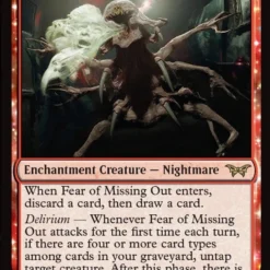Magic The Gathering Fear Of Missing Out [Duskmourn: House Of Horror]