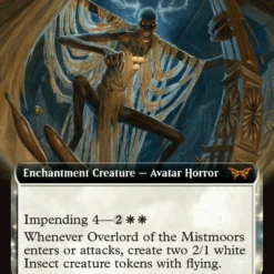 Magic The Gathering Overlord Of The Mistmoors (Extended Art) [Duskmourn: House Of Horror]