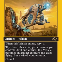 Magic The Gathering Voyager Glidecar (First-Place Foil) [Aetherdrift]