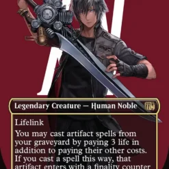 Magic The Gathering Noctis, Prince Of Lucis (Borderless) (Surge Foil) [FINAL FANTASY]