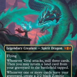 Magic The Gathering Teval, The Balanced Scale (Borderless) [Tarkir: Dragonstorm Commander]