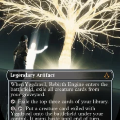 Magic The Gathering Yggdrasil, Rebirth Engine (Borderless) [Assassin's Creed]