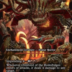 Magic The Gathering Overlord Of The Boilerbilges (Japan Showcase) [Duskmourn: House Of Horror]