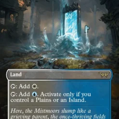 Magic The Gathering Floodfarm Verge (Borderless) [Duskmourn: House Of Horror]