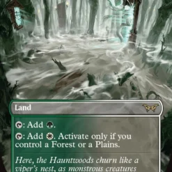 Magic The Gathering Hushwood Verge (Borderless) [Duskmourn: House Of Horror]
