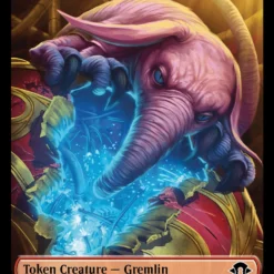Magic The Gathering Gremlin (Ripple Foil) // Copy Double-Sided Token [Modern Horizons 3 Tokens]