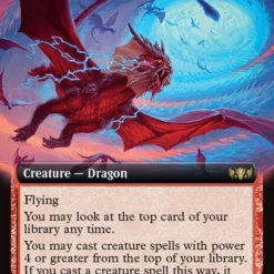 Magic The Gathering Thundermane Dragon (Extended Art) [Tarkir: Dragonstorm Commander]