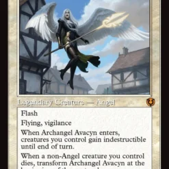 Magic The Gathering Archangel Avacyn // Avacyn, The Purifier (Retro Frame) [Innistrad Remastered]