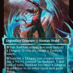 Magic The Gathering Sarkhan, Dragon Ascendant (0403) (Showcase) [Tarkir: Dragonstorm]
