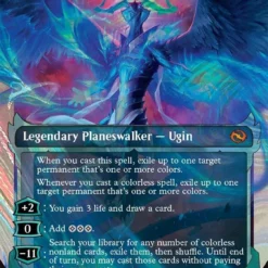 Magic The Gathering Ugin, Eye Of The Storms (Showcase) (Halo Foil) [Tarkir: Dragonstorm]