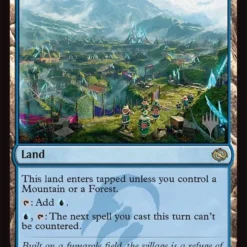 Magic The Gathering Mistrise Village [Tarkir: Dragonstorm Promos]