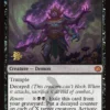 Magic The Gathering Rot-Curse Rakshasa [Tarkir: Dragonstorm Prerelease Promos]