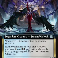 Magic The Gathering Ultimecia, Time Sorceress // Ultimecia, Omnipotent (Extended Art) [FINAL FANTASY]