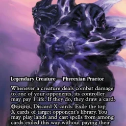Magic The Gathering The Shadow Lord - Gix, Yawgmoth Praetor (Showcase) [FINAL FANTASY : Through The Ages]