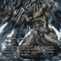 Magic The Gathering Astral Titan - Primeval Titan (Showcase) [FINAL FANTASY : Through The Ages]