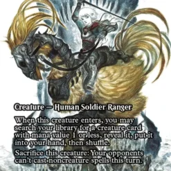 Magic The Gathering Knights Of San D'Oria - Ranger-Captain Of Eos (Showcase) [FINAL FANTASY : Through The Ages]