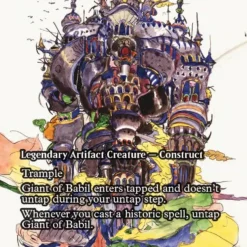 Magic The Gathering Giant Of Babil - Traxos, Scourge Of Kroog (Showcase) [FINAL FANTASY : Through The Ages]