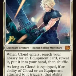 Magic The Gathering Cloud, Midgar Mercenary [FINAL FANTASY Prerelease Promo]