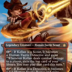 Magic The Gathering Kellan, Planar Trailblazer (Borderless) (Mana Foil) [Foundations]