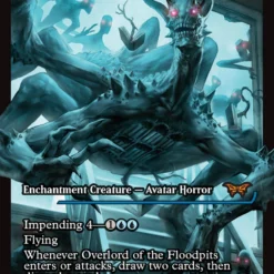 Magic The Gathering Overlord Of The Floodpits (Japan Showcase) [Duskmourn: House Of Horror]