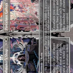 Magic The Gathering Dollmaker's Shop // Porcelain Gallery (Borderless) [Duskmourn: House Of Horror]