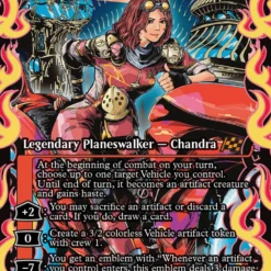 Magic The Gathering Chandra, Spark Hunter (Showcase) [Aetherdrift]