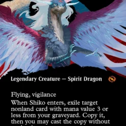 Magic The Gathering Shiko, Paragon Of The Way (Borderless) [Tarkir: Dragonstorm]