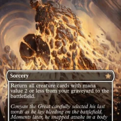 Magic The Gathering Raise The Past (Borderless) (Mana Foil) [Foundations]