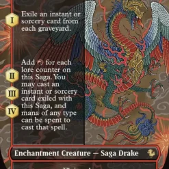 Magic The Gathering Summon: Esper Valigarmanda (Borderless) [FINAL FANTASY Commander]